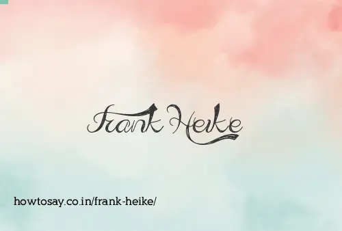 Frank Heike