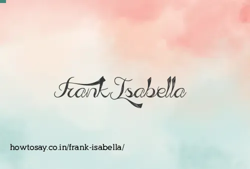 Frank Isabella