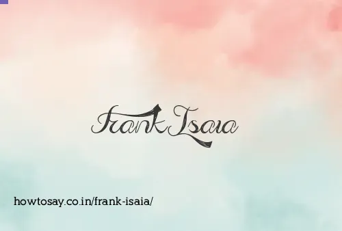 Frank Isaia