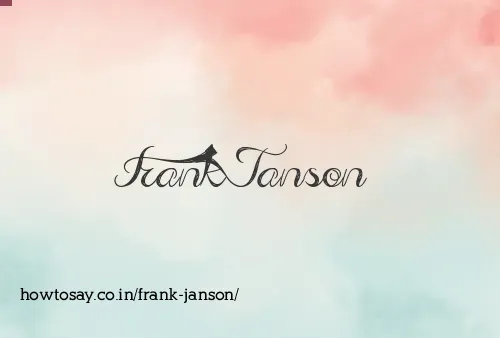 Frank Janson