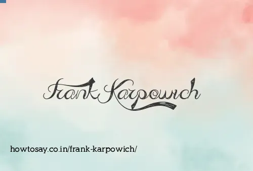 Frank Karpowich