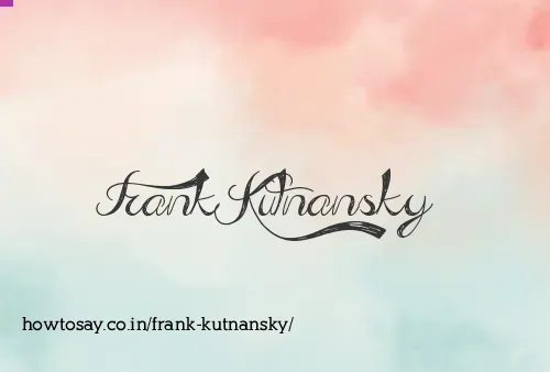 Frank Kutnansky