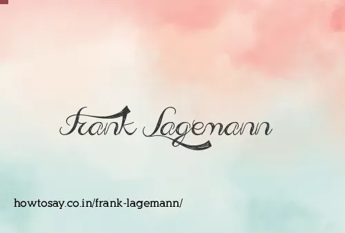 Frank Lagemann