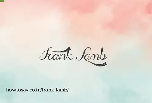Frank Lamb
