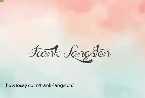 Frank Langston
