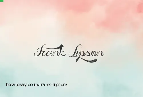 Frank Lipson