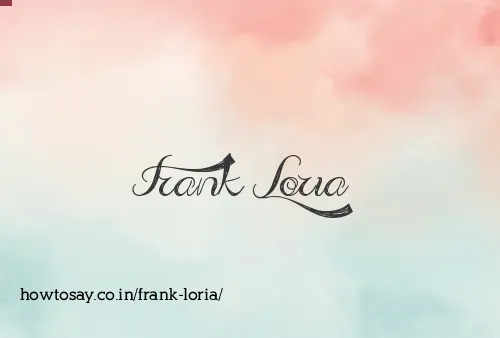 Frank Loria