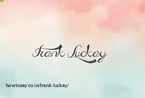 Frank Luckay