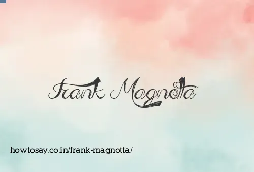 Frank Magnotta