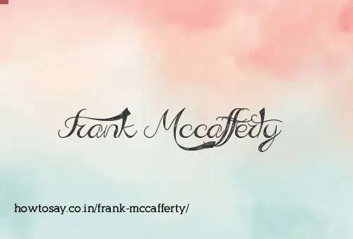 Frank Mccafferty