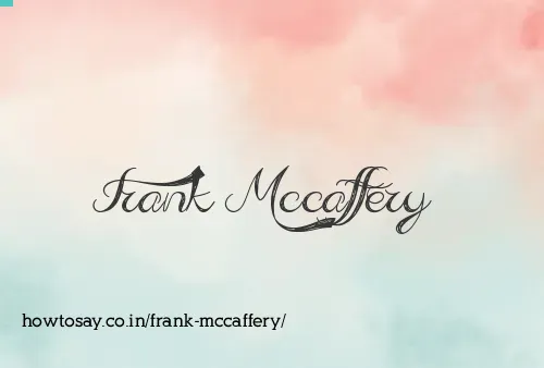 Frank Mccaffery