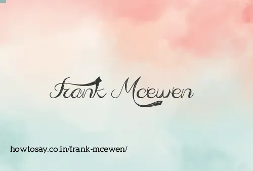 Frank Mcewen
