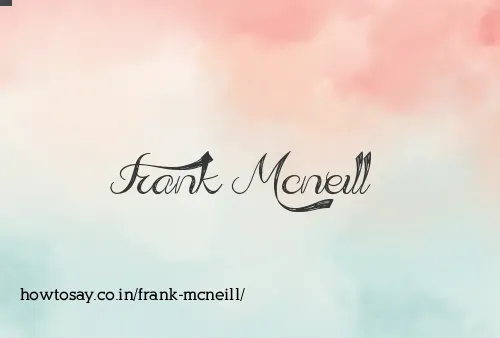 Frank Mcneill