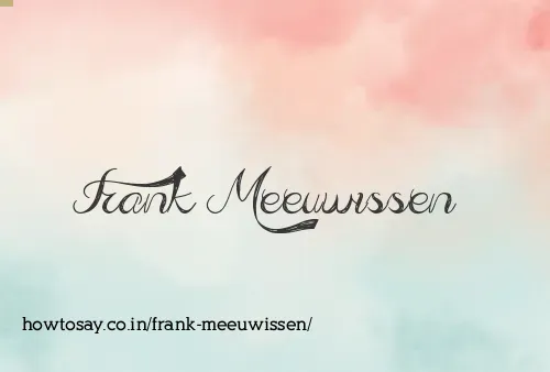 Frank Meeuwissen