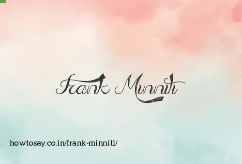 Frank Minniti