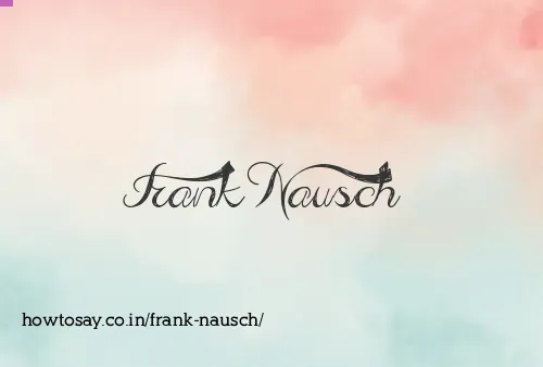 Frank Nausch