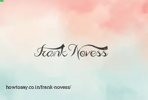 Frank Novess
