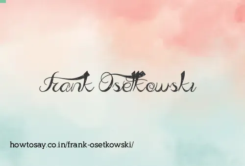 Frank Osetkowski
