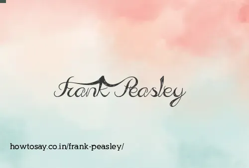 Frank Peasley