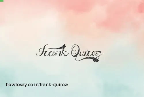 Frank Quiroz