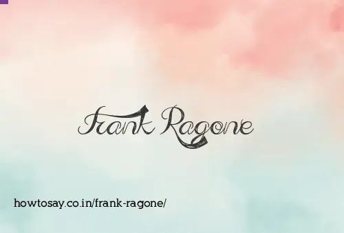 Frank Ragone