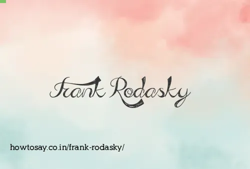 Frank Rodasky