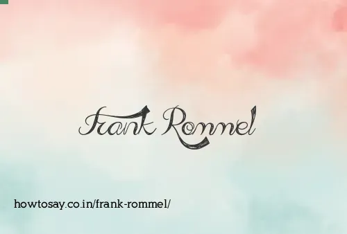 Frank Rommel