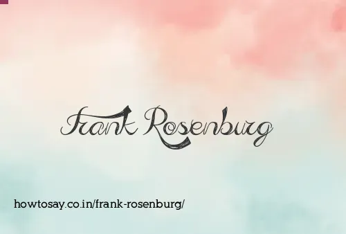 Frank Rosenburg