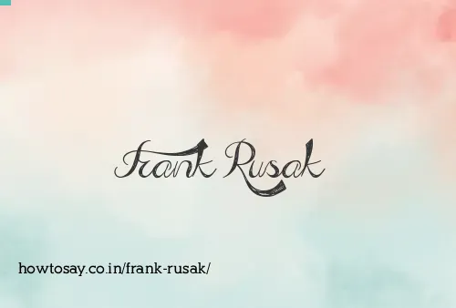 Frank Rusak