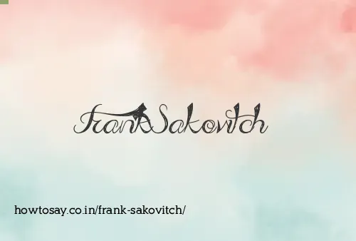 Frank Sakovitch