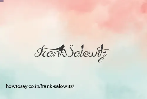 Frank Salowitz