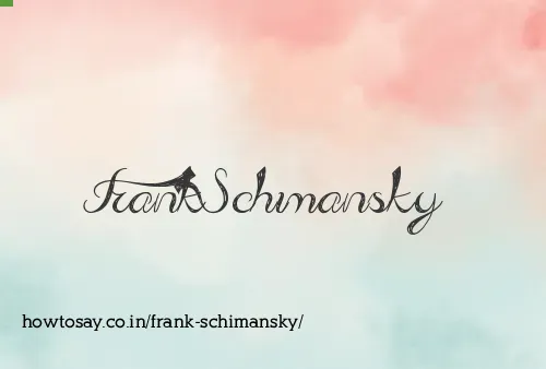 Frank Schimansky