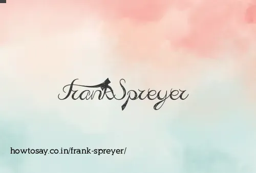 Frank Spreyer