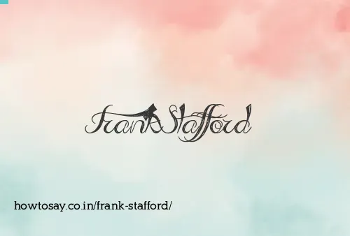 Frank Stafford