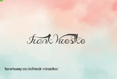 Frank Virostko
