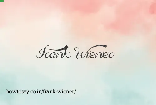 Frank Wiener