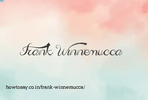 Frank Winnemucca