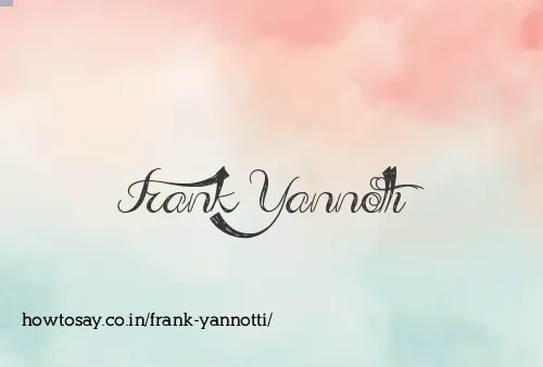 Frank Yannotti