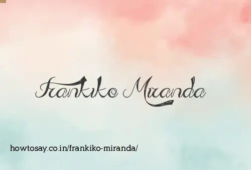Frankiko Miranda