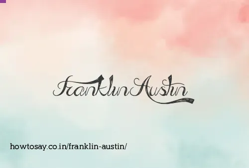 Franklin Austin