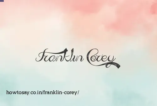 Franklin Corey