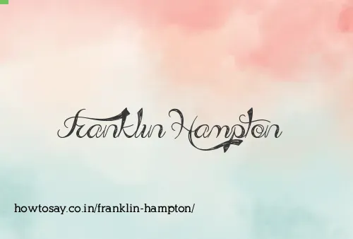 Franklin Hampton