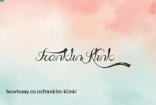 Franklin Klink