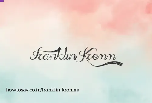 Franklin Kromm