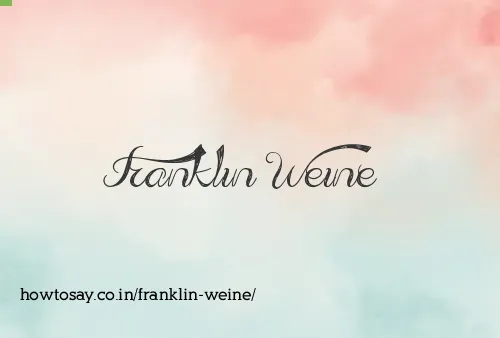 Franklin Weine