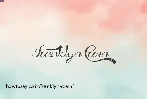 Franklyn Crain
