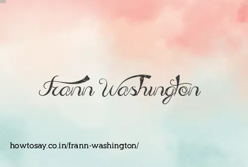 Frann Washington