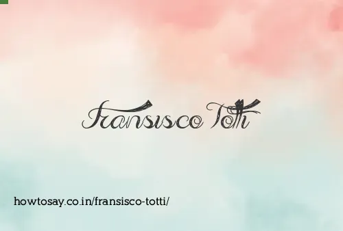 Fransisco Totti