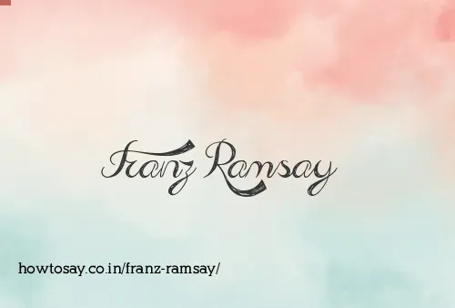 Franz Ramsay