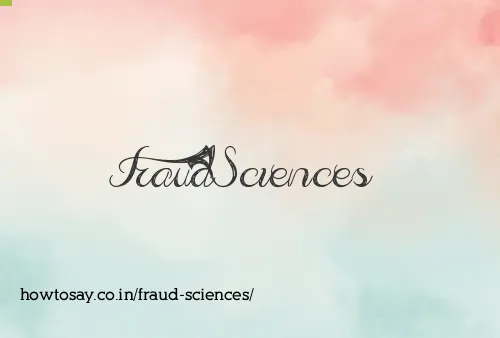 Fraud Sciences